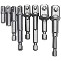 8 Pzas Adaptador de puntas de impacto con vástago hexagonal para puntas de taladro conjunto de puntas nuevas de 1-4&quot- 3-8…